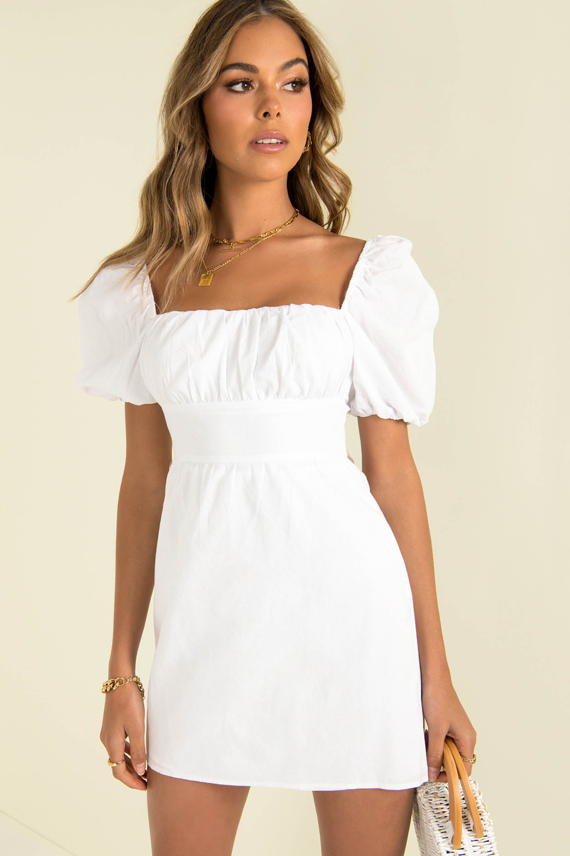 Thea Dress / White