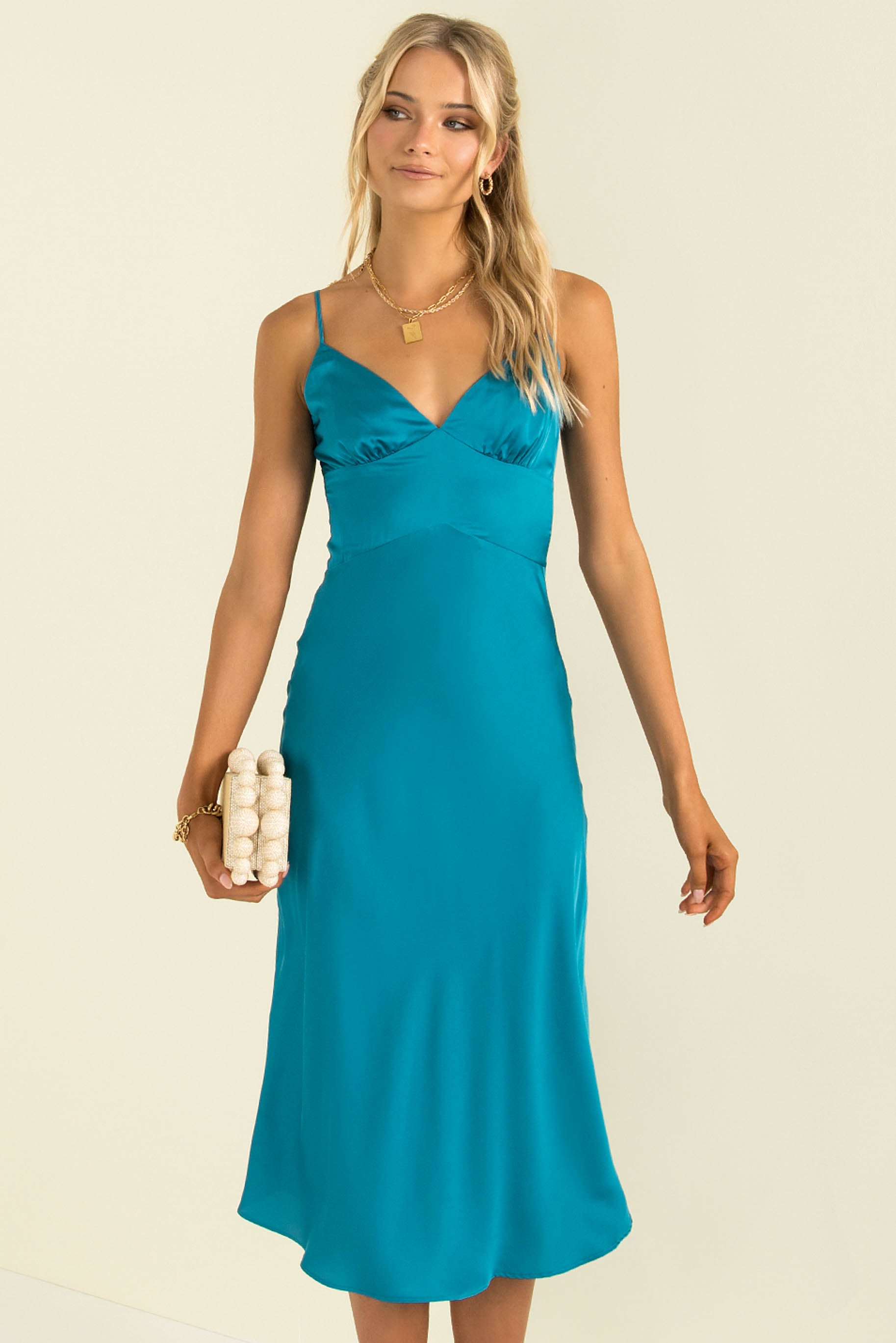 Tyra Dress / Teal
