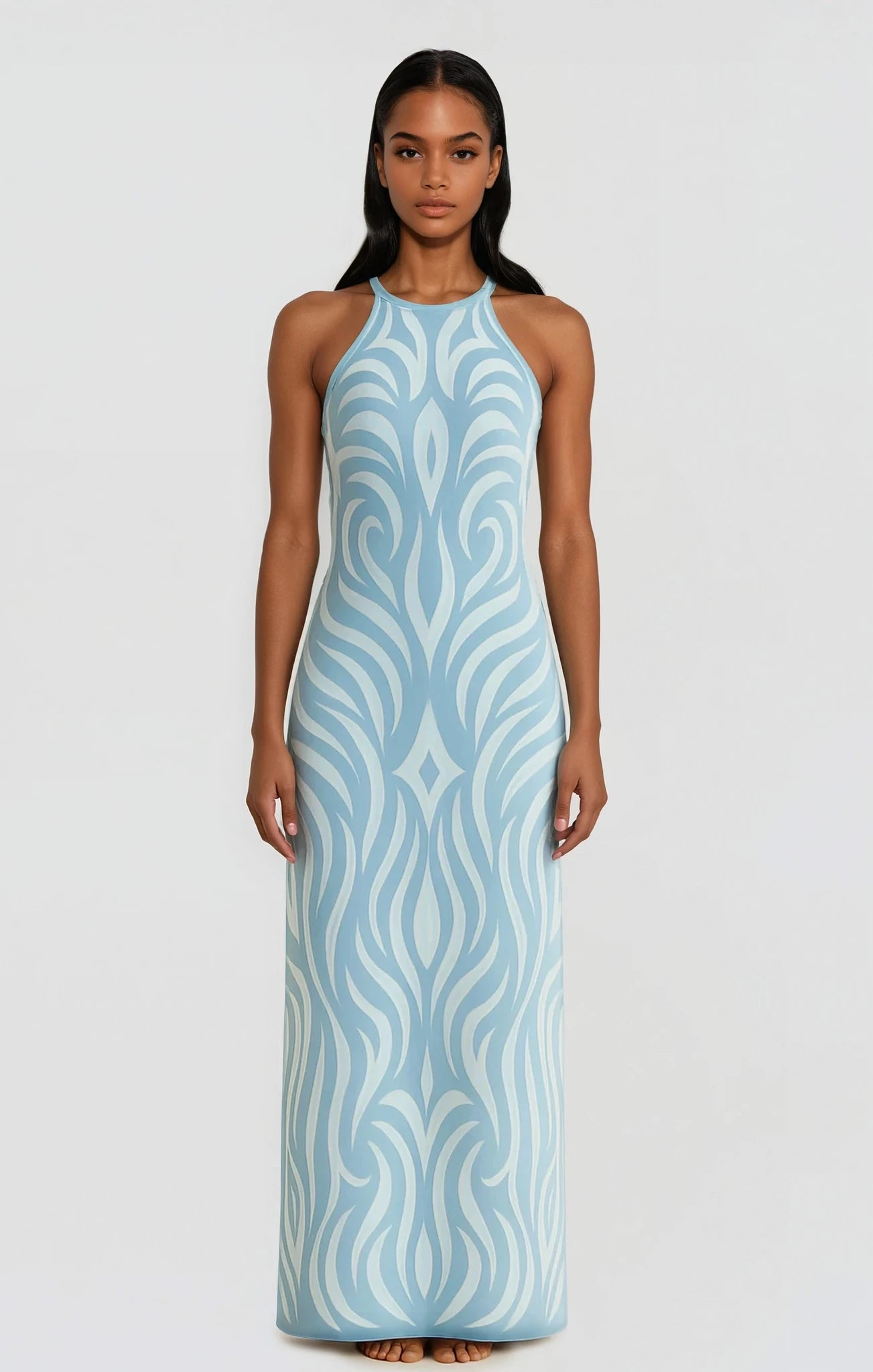 Amira Gown - Sky