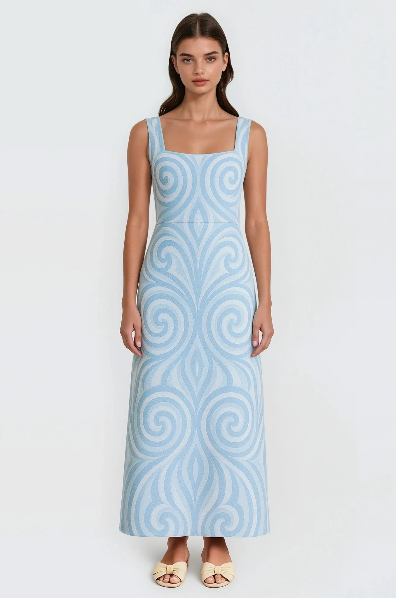 Penelope Dress - Sky