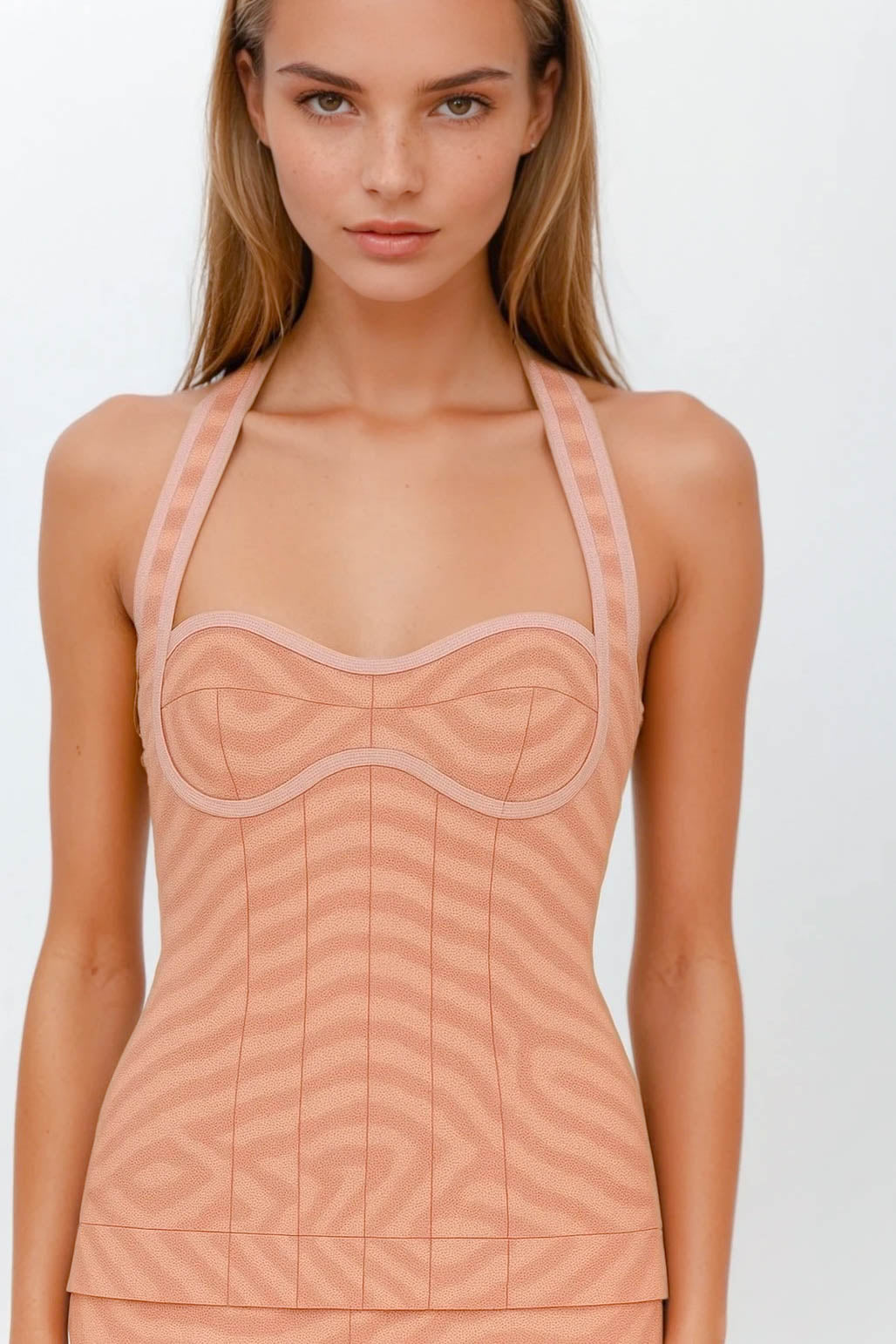 Ariana Halter Top - Terracotta Blush