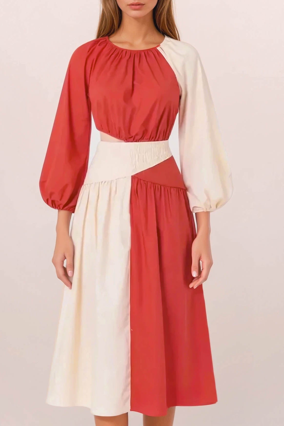 April Dress / Rust