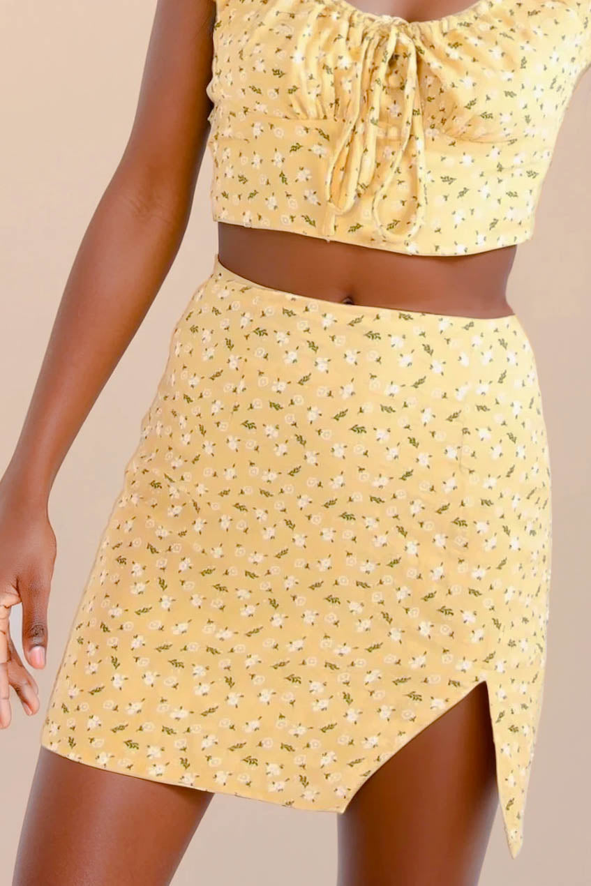 Renee Skirt / Yellow