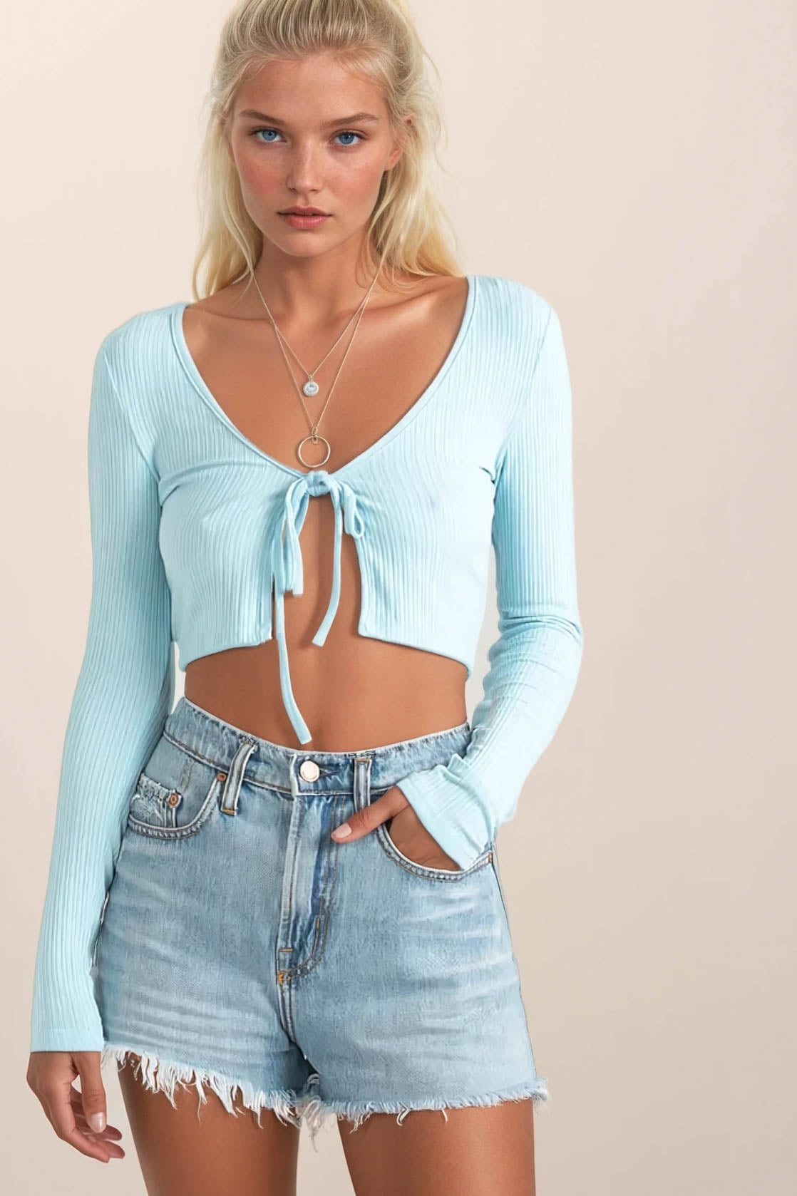 Evelina Top / Blue