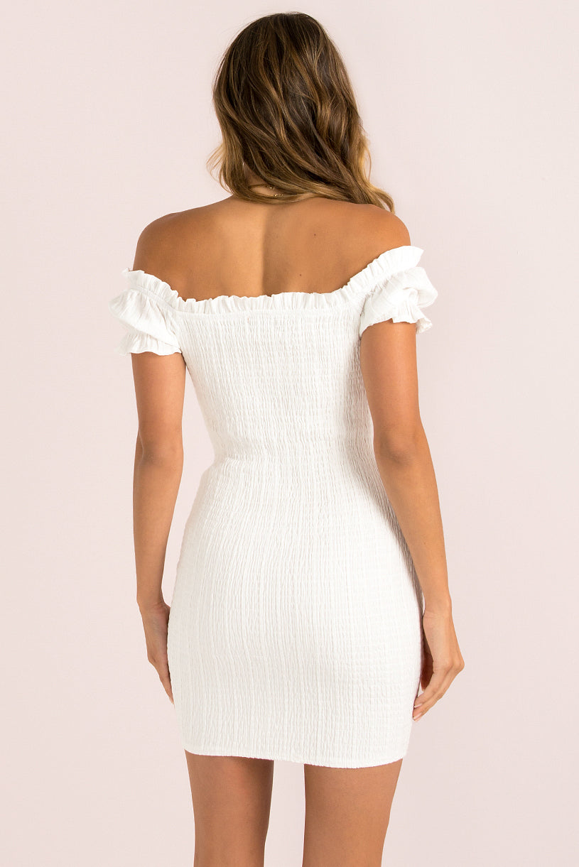 Belle Dress / White