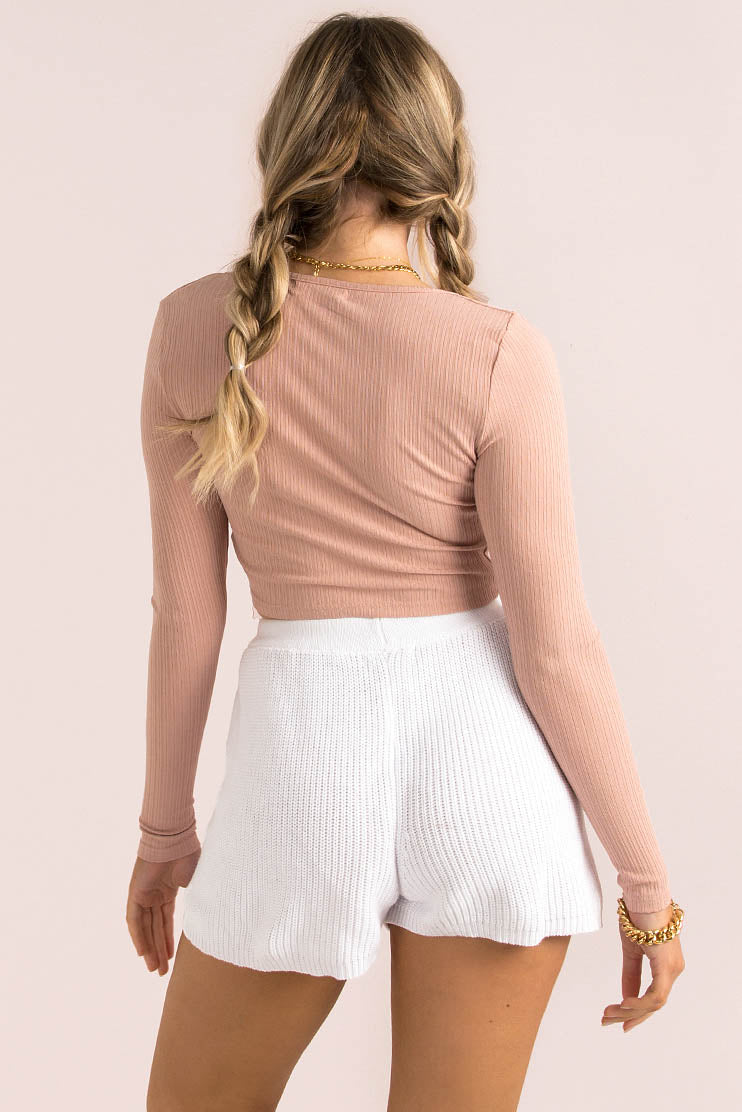 Evelina Top / Dusty Pink