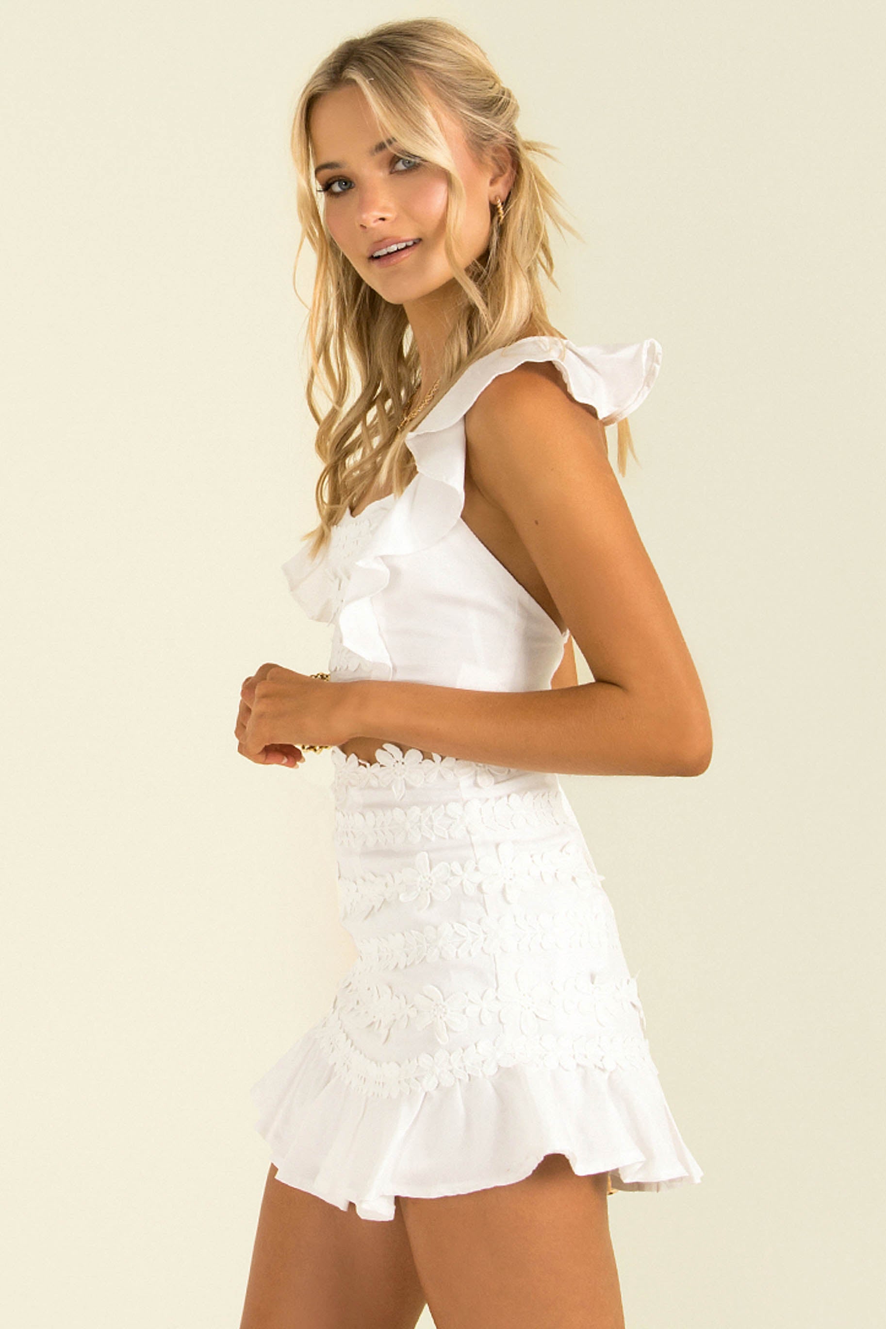 Elisha Skirt / White