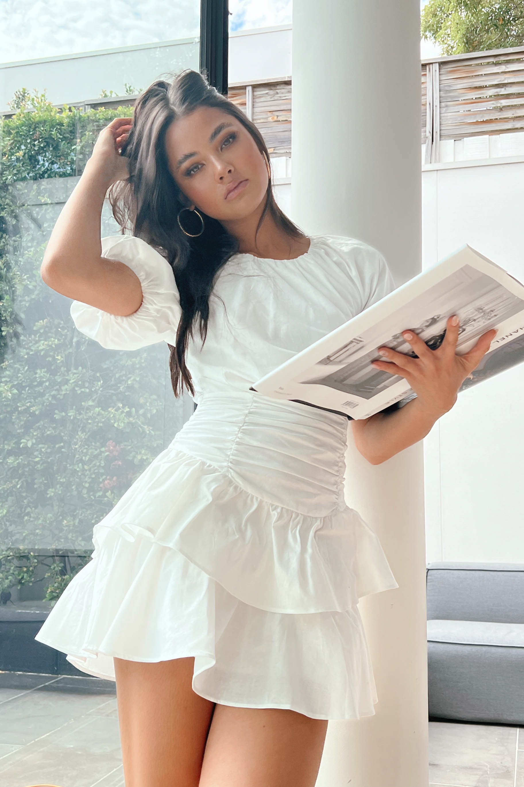 Talina Dress / White