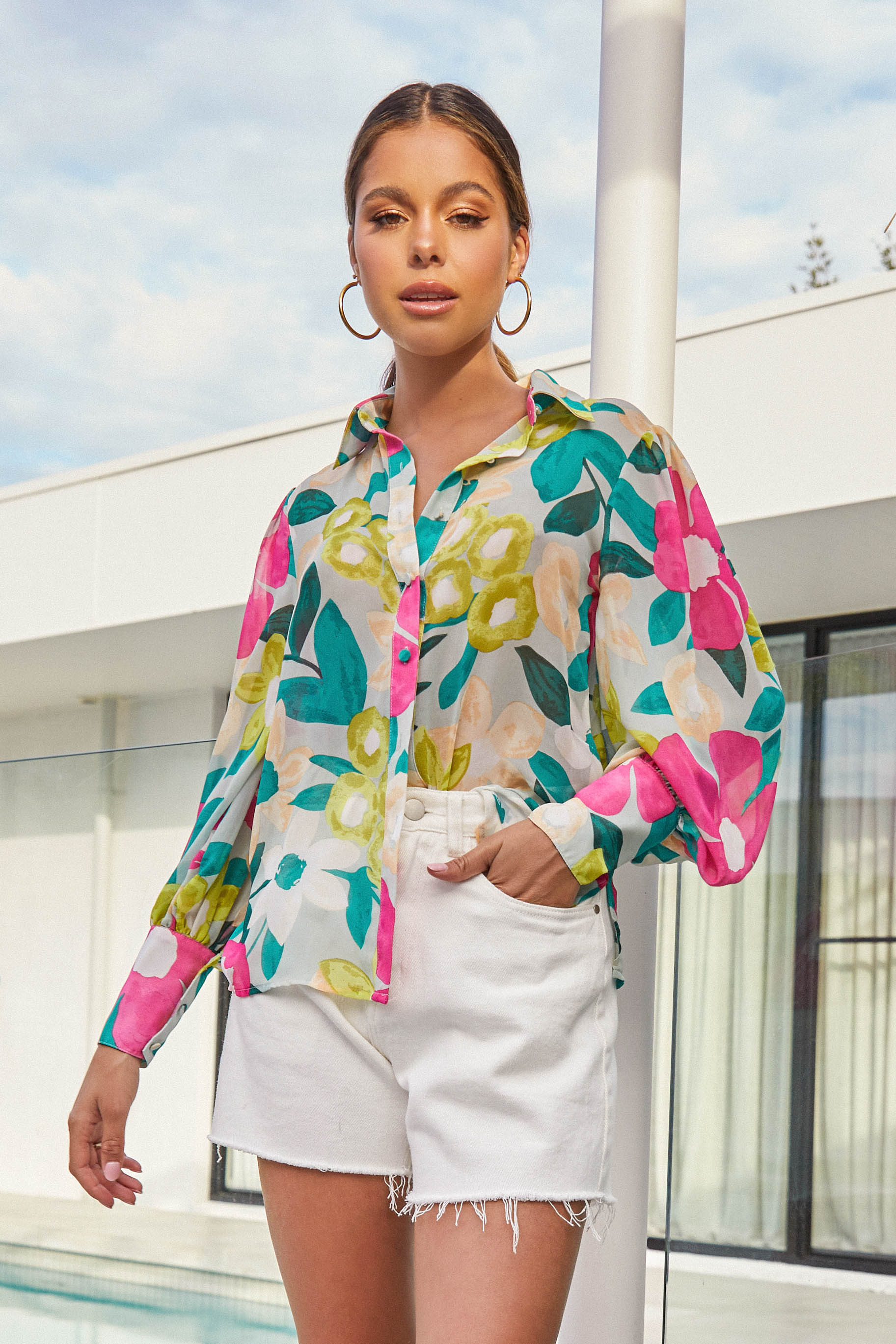 Chi Chi Blouse / Tropical