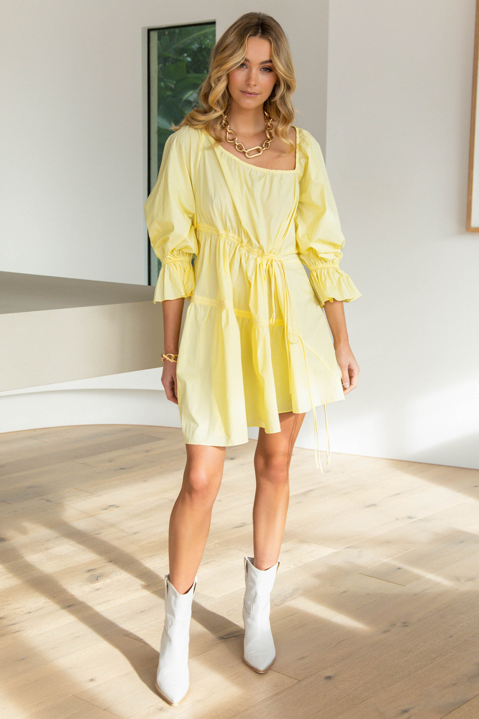 Harvi Dress / Yellow